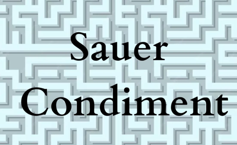 Sauer Condiment NYT: An In-Depth Overview